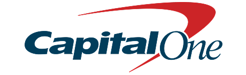 The Capital One logo features the words Capital One in blue font, with a red swoosh arching over the text from left to right, reflecting the trust and reliability valued by Affordable Homes & Communities (AHC).