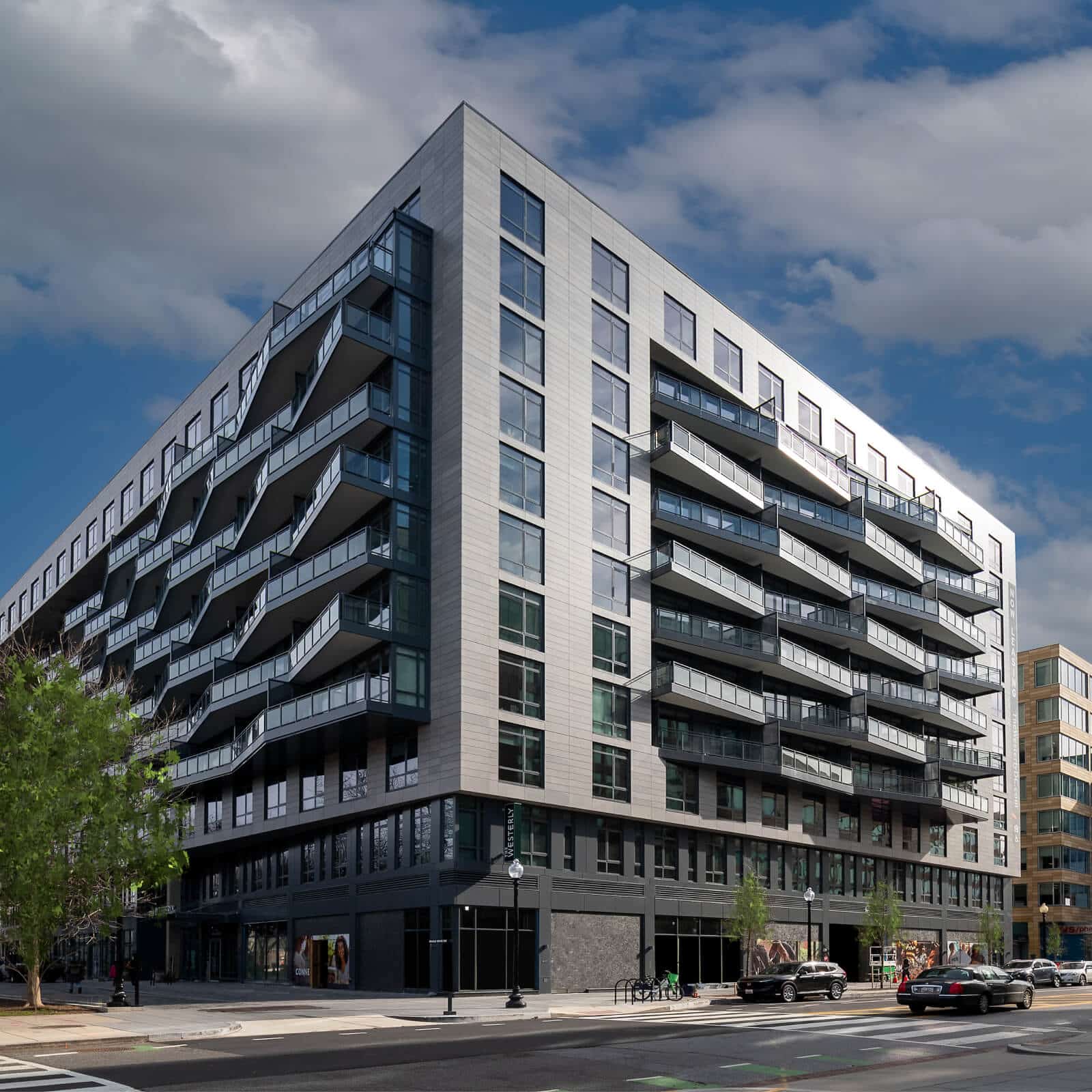 an apartment building in Washington Dc