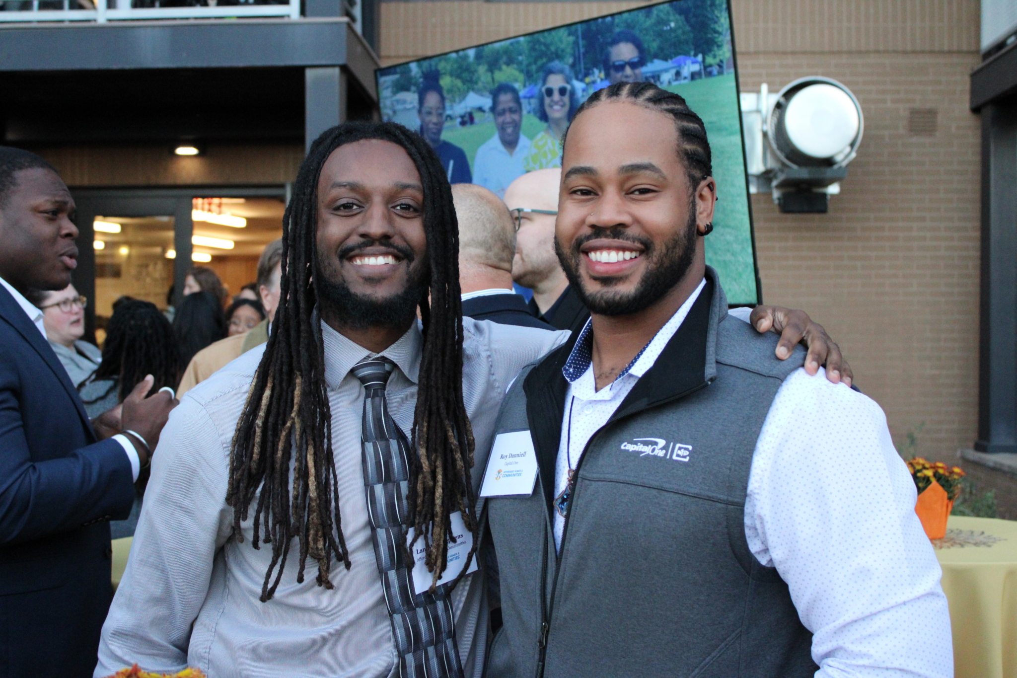 2025 Annual Celebration at The Apex on October 9 Two men smiling